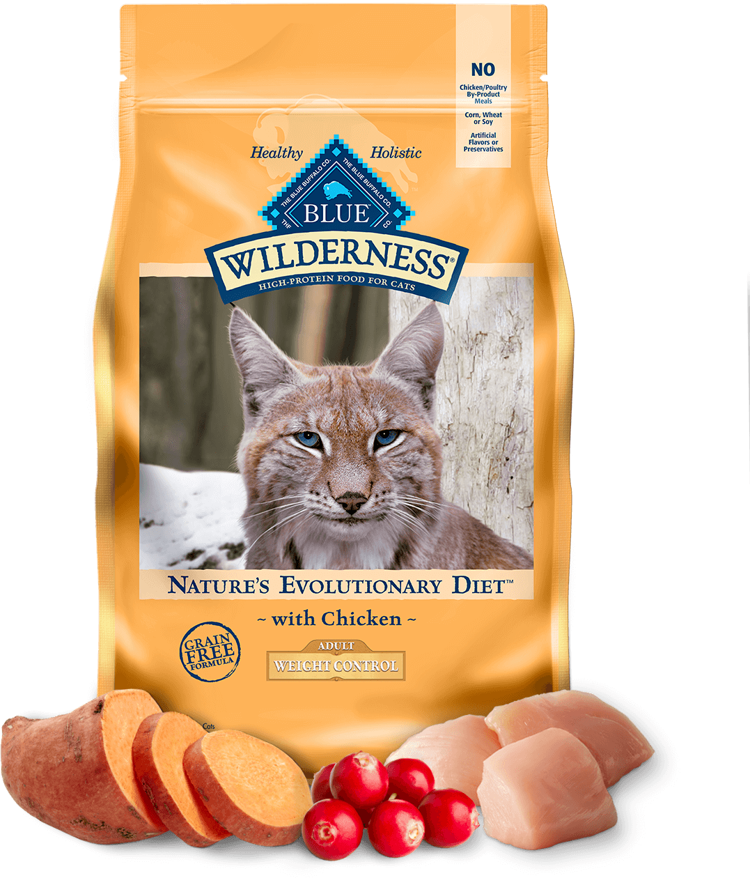 BLUE Buffalo Wilderness Weight Control Chicken Recipe - Adult Cat (Dry)